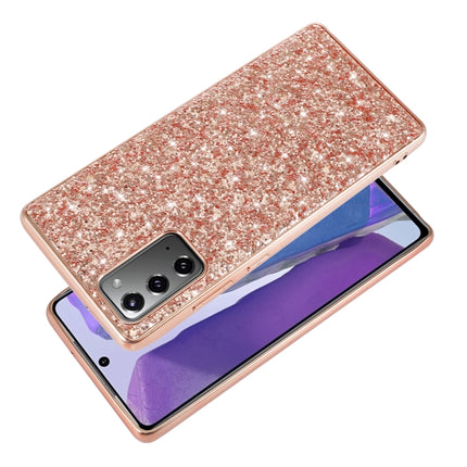 Glitter Powder Shockproof TPU Protective Case, For Samsung Galaxy Note20 Ultra