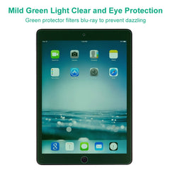 9H 2.5D Eye Protection Green Light Explosion-proof Tempered Glass Film, For iPad 9.7 2018, For iPad 10.2, For iPad Mini 3 & 2, For iPad Mini 2019 & 4, For iPad Pro 10.5 inch, For iPad Pro 11 (2020), For iPad Pro 12.9 (2020)