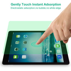 9H 2.5D Eye Protection Green Light Explosion-proof Tempered Glass Film, For iPad 9.7 2018, For iPad 10.2, For iPad Mini 3 & 2, For iPad Mini 2019 & 4, For iPad Pro 10.5 inch, For iPad Pro 11 (2020), For iPad Pro 12.9 (2020)