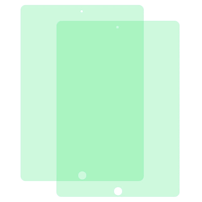 2 PCS 9H 2.5D Eye Protection Green Light Explosion-proof Tempered Glass Film, For iPad 9.7 (2018), For iPad 10.2, For iPad Mini 3 & 2, For iPad Mini 2019 & 4, For iPad Pro 10.5 inch, For iPad Pro 11 inch (2020), For iPad Pro 12.9 inch (2020)