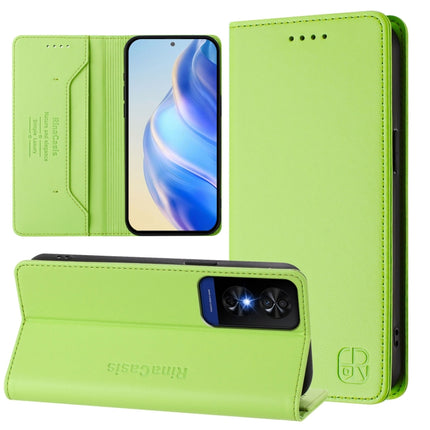 RC01 Dual-Folded Magnetic Suction RFID Leather Phone Case, For TCL 60 NxtPaper, For TCL 605 / 60 SE, For TCL 50 5G / XE Nxtpaper 5G / XE 5G