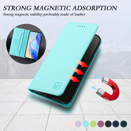 RC01 Dual-Folded Magnetic Suction RFID Leather Phone Case, For TCL 405 / 406 / 408, For TCL 40 XL / 40T / T608DL, For TCL 40 SE