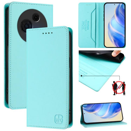 RC01 Dual-Folded Magnetic Suction RFID Leather Phone Case, For TCL 60 NxtPaper, For TCL 605 / 60 SE, For TCL 50 5G / XE Nxtpaper 5G / XE 5G