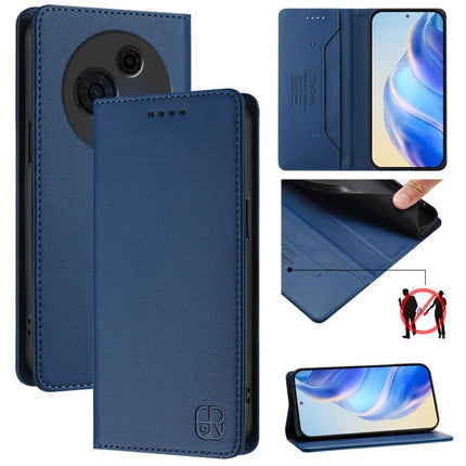 RC01 Dual-Folded Magnetic Suction RFID Leather Phone Case, For TCL 60 NxtPaper, For TCL 605 / 60 SE, For TCL 50 5G / XE Nxtpaper 5G / XE 5G