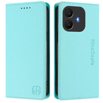 RC01 Dual-Folded Magnetic Suction RFID Leather Phone Case, For TCL K70 Power 4G / K70 4G, For TCL NxtPaper 70 Pro 5G, For TCL K33 5G / K32 5G