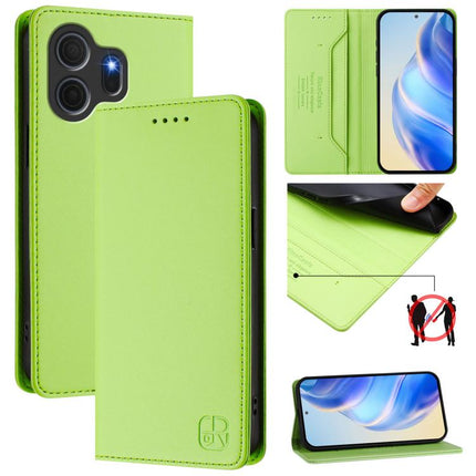 RC01 Dual-Folded Magnetic Suction RFID Leather Phone Case, For TCL K70 Power 4G / K70 4G, For TCL NxtPaper 70 Pro 5G, For TCL K33 5G / K32 5G