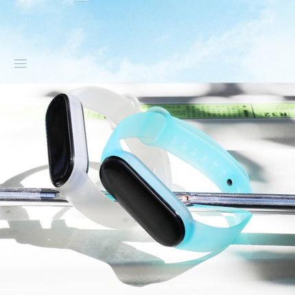 TPU Translucent Silicone Strap, For Xiaomi Mi Band 5