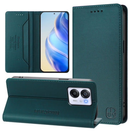 RC01 Dual-Folded Magnetic Suction RFID Leather Phone Case, For Blackview Oscal Flat 2 / 2C, For Blackview Oscal Modern 8 / Color 8, For Blackview Oscal Flat 1C