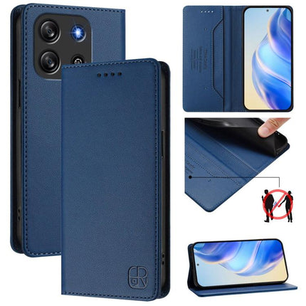 RC01 Dual-Folded Magnetic Suction RFID Leather Phone Case, For Blackview Oscal Flat 2 / 2C, For Blackview Oscal Modern 8 / Color 8, For Blackview Oscal Flat 1C