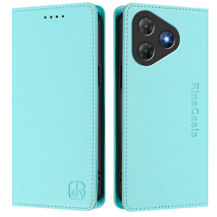 RC01 Dual-Folded Magnetic Suction RFID Leather Phone Case, For Blackview Oscal Flat 2 / 2C, For Blackview Oscal Modern 8 / Color 8, For Blackview Oscal Flat 1C