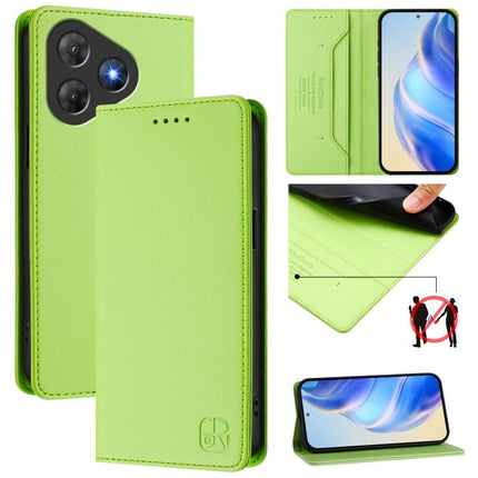 RC01 Dual-Folded Magnetic Suction RFID Leather Phone Case, For Blackview Oscal Flat 2 / 2C, For Blackview Oscal Modern 8 / Color 8, For Blackview Oscal Flat 1C