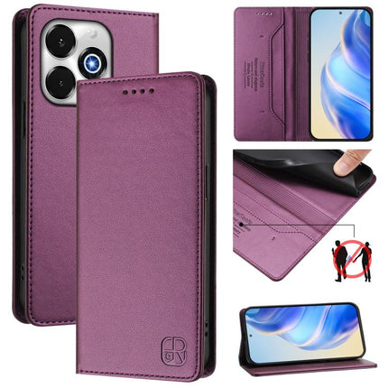 RC01 Dual-Folded Magnetic Suction RFID Leather Phone Case, For UMIDIGI G100x 4G / 5G, For UMIDIGI G100 Pro, For UMIDIGI Note 100