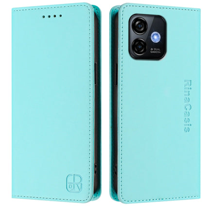 RC01 Dual-Folded Magnetic Suction RFID Leather Phone Case, For Ulefone Note 16 Pro, For Ulefone Note 14