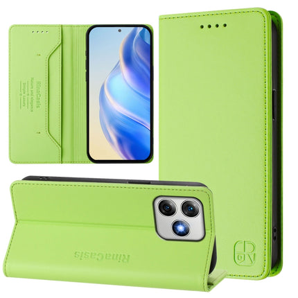 RC01 Dual-Folded Magnetic Suction RFID Leather Phone Case, For Ulefone Note 20 Pro, For Ulefone Note 17 Pro, For Ulefone Note 18 Ultra 5G