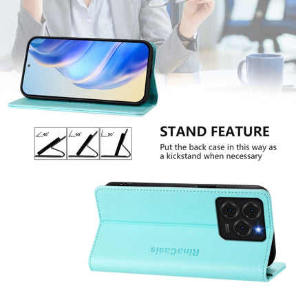 RC01 Dual-Folded Magnetic Suction RFID Leather Phone Case, For Ulefone Note 20 Pro, For Ulefone Note 17 Pro, For Ulefone Note 18 Ultra 5G