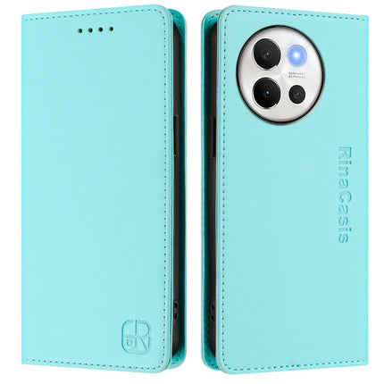 RC01 Dual-Folded Magnetic Suction RFID Leather Phone Case, For vivo V40 Lite 5G / V30e 5G Global, For vivo S19, For vivo Y28 4G