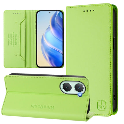 RC01 Dual-Folded Magnetic Suction RFID Leather Phone Case, For vivo X100s 5G, For vivo Y03 4G Global / Y18 4G, For vivo Y38 5G / Y200i / T3x Global