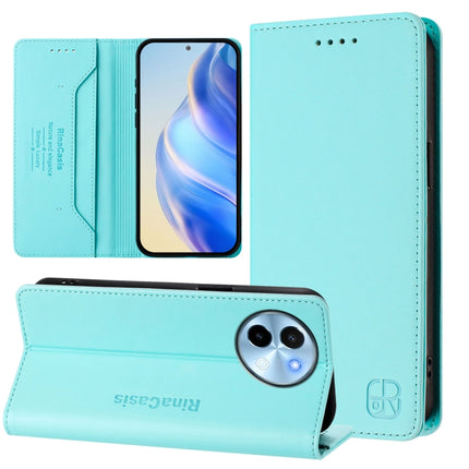 RC01 Dual-Folded Magnetic Suction RFID Leather Phone Case, For vivo X100s 5G, For vivo Y03 4G Global / Y18 4G, For vivo Y38 5G / Y200i / T3x Global