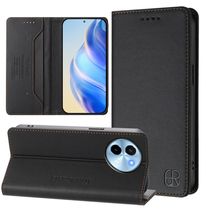 RC01 Dual-Folded Magnetic Suction RFID Leather Phone Case, For vivo X100s 5G, For vivo Y03 4G Global / Y18 4G, For vivo Y38 5G / Y200i / T3x Global