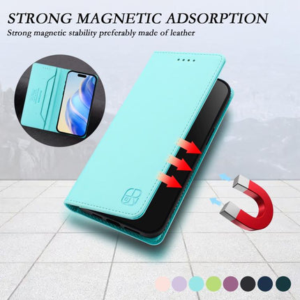 RC01 Dual-Folded Magnetic Suction RFID Leather Phone Case, For vivo X300, For vivo Y31 5G Global, For vivo Y400 5G Global