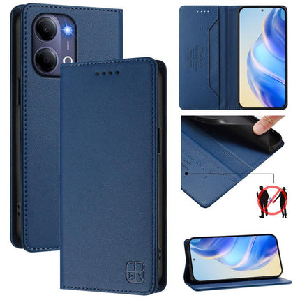 RC01 Dual-Folded Magnetic Suction RFID Leather Phone Case, For vivo S50 Pro mini / X300 FE 5G Russia, For vivo X300s, For vivo Y21 5G 2026 / Y05 4G / Y11d