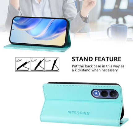 RC01 Dual-Folded Magnetic Suction RFID Leather Phone Case, For vivo V70 FE 5G, For vivo X300 Ultra, For vivo X300 Pro