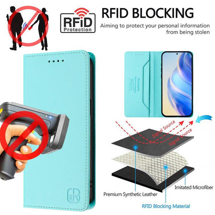 RC01 Dual-Folded Magnetic Suction RFID Leather Phone Case, For vivo V70 FE 5G, For vivo X300 Ultra, For vivo X300 Pro