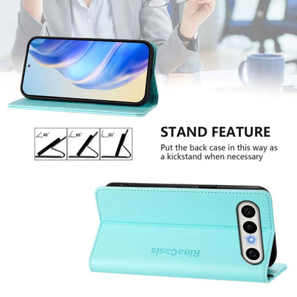 RC01 Dual-Folded Magnetic Suction RFID Leather Phone Case, For vivo S50 Pro mini / X300 FE 5G Russia, For vivo X300s, For vivo Y21 5G 2026 / Y05 4G / Y11d