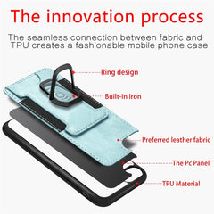 Magnetic Shockproof PU + TPU Case with Card Slot & Ring Holder, For iPhone X / XS, For iPhone XR, For iPhone XS Max, For iPhone 8 Plus / 7 Plus, For iPhone 6 Plus, For iPhone 7 / 8 / SE 2022 / SE 2020, For iPhone 6