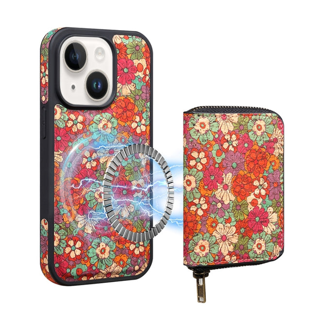 Denior D23 MagSafe Detachable Zipper Wallet Holder Phone Case, For iPhone 14 Plus, For iPhone 14, For iPhone 14 Pro, For iPhone 14 Pro Max, For iPhone 13 Pro Max, For iPhone 13 Pro, For iPhone 13, For iPhone 12