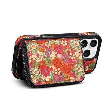 Denior D23 MagSafe Detachable Zipper Wallet Holder Phone Case, For iPhone 12 Pro Max, For iPhone 12 Pro