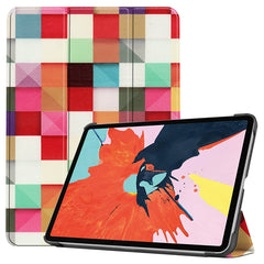 For iPad Air 11 2024 / 2020 10.8 Colored Drawing Horizontal Flip Leather Case with Three-folding Holder & Sleep / Wake-up Function, For iPad Air 11 2024 / 2022 / 2020 10.9