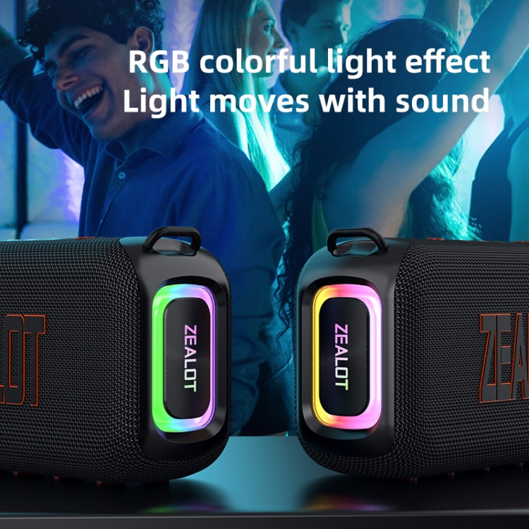 Zealot S85M 50W Outdoor Portable Bluetooth Speaker with Microphone