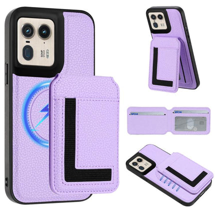CX01 Detachable Magsafe Magnetic Card Bag Phone Case, For Motorola Moto X50 Ultra, For Motorola Edge 50 Pro, For Motorola Edge 50 Fusion, For Motorola Moto G 5G 2024