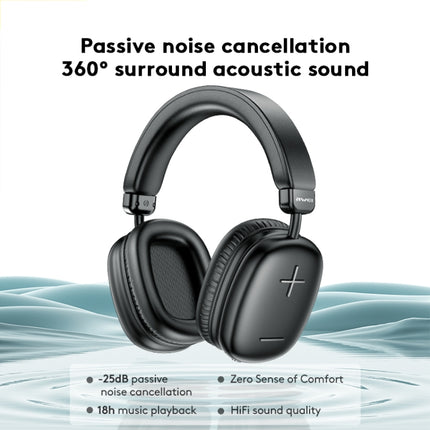 awei AT6 Wireless Bluetooth V5.4 Hi-Fi Stereo Headphones