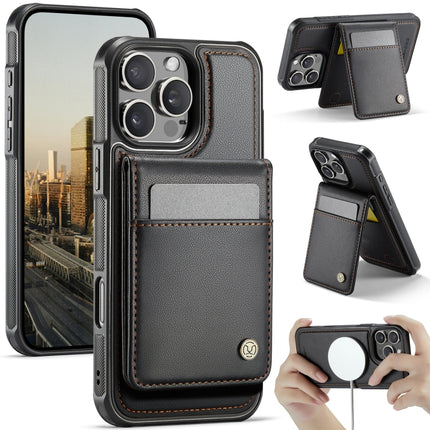 JEEHOOD J06 British Style RFID MagSafe Card Bag PU Phone Case, For iPhone 17 Pro, For iPhone 17, For iPhone Air, For iPhone 16 Pro Max
