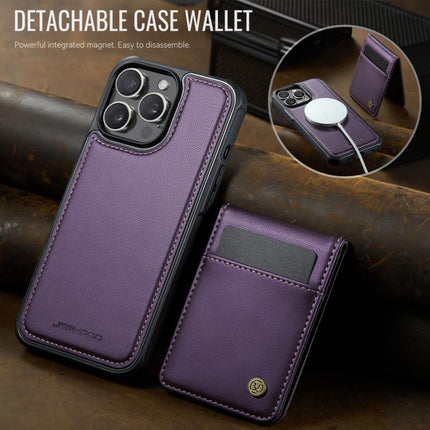 JEEHOOD J06 British Style RFID MagSafe Card Bag PU Phone Case, For iPhone 13 Pro Max, For iPhone 13 Pro, For iPhone 13, For iPhone 12 / 12 Pro