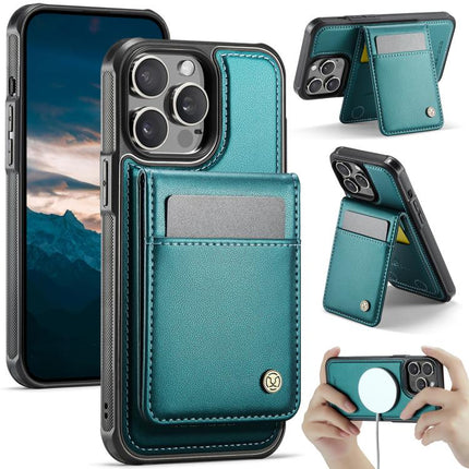 JEEHOOD J06 British Style RFID MagSafe Card Bag PU Phone Case, For iPhone 13 Pro Max, For iPhone 13 Pro, For iPhone 13, For iPhone 12 / 12 Pro
