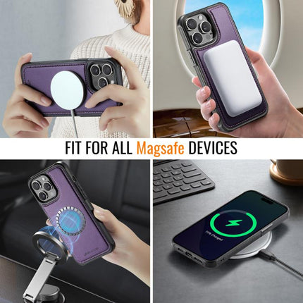 JEEHOOD J06 British Style RFID MagSafe Card Bag PU Phone Case, For iPhone 12 Pro Max, For iPhone 11 Pro Max, For iPhone 11, For iPhone 11 Pro
