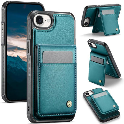 JEEHOOD J06 British Style RFID MagSafe Card Bag PU Phone Case, For iPhone 18 Pro, For iPhone 18 Pro Max, For iPhone 17e / 16e, For iPhone 17 Pro Max