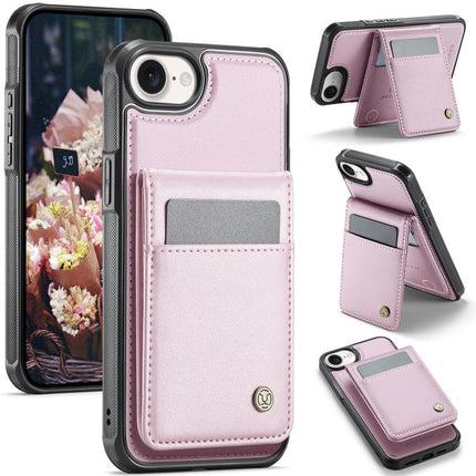 JEEHOOD J06 British Style RFID MagSafe Card Bag PU Phone Case, For iPhone 18 Pro, For iPhone 18 Pro Max, For iPhone 17e / 16e, For iPhone 17 Pro Max