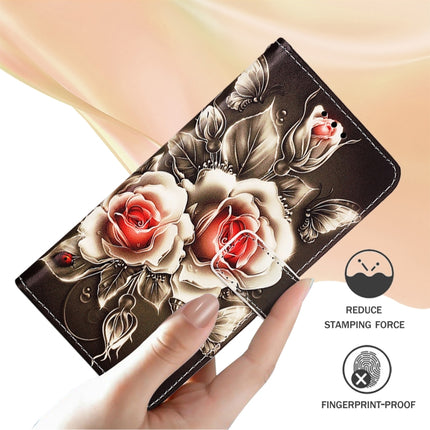 Colored Drawing Pattern Plain Weave Leather Phone Case, For Blackview Wave 8C
