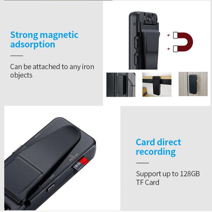 Z7 1080P HD Night Vision Magnetic Video Recorder with Back Clip