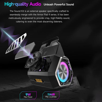 Ulefone Portable Holder Wireless Bluetooth Speaker for Ulefone Armor Pad 4 / 4 Ultra, For Ulefone Armor Pad 4 / 4 Ultra