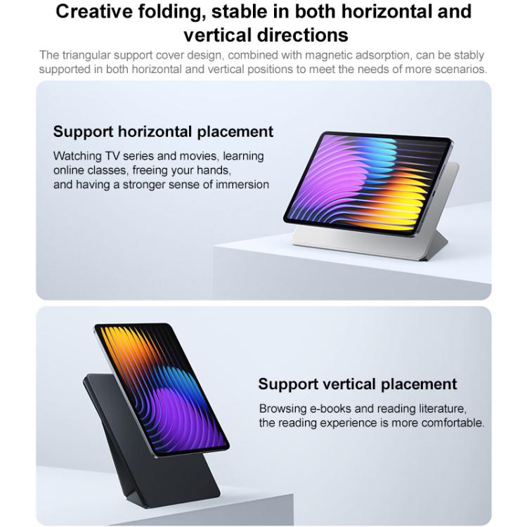 Original Xiaomi Magnetic Double-sided Protective Case Smart Leather Tablet Case, For Xiaomi Pad 7 / 7 Pro