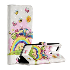 3D Painted Pattern Horizontal Flip Leather Case with Holder & Card Slots & Photo Frame & Wallet, For Samsung Galaxy A21s