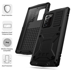 Shockproof Waterproof Dust-proof Metal + Silicone Protective Case with Holder, For Samsung Galaxy Note 20, For Samsung Galaxy Note 20 Ultra