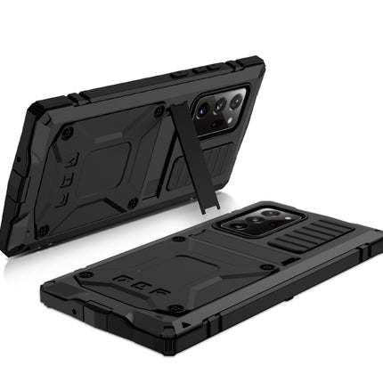 Shockproof Waterproof Dust-proof Metal + Silicone Protective Case with Holder, For Samsung Galaxy Note 20 Ultra, For Samsung Galaxy Note 20