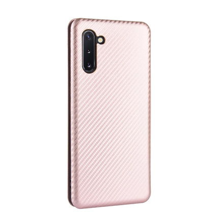 Carbon Fiber Texture Magnetic Horizontal Flip TPU + PC + PU Leather Case with Card Slot, For Samsung Galaxy Note10, For Samsung Galaxy Note10 Plus, For Samsung Galaxy Note20 Ultra, For Samsung Galaxy Note20