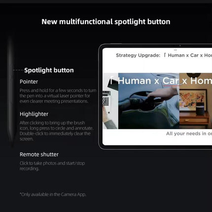 Original Xiaomi Focus Stylus Pen for Xiaomi Pad 6 Max 14 / Pad 6S Pro 12.4 / Pad 7 / Pad 7 Pro / Pad 7 Ultra / Pad 7S Pro 12.5